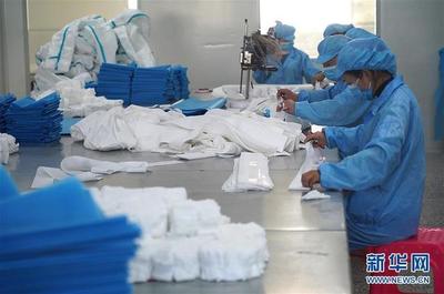 江西 開足馬力生產防護用品，全力保障市場供應